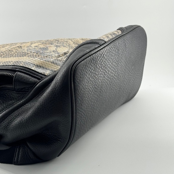 MCM Leather Backpack with Python Print Front Panel - Picture 6 of 16